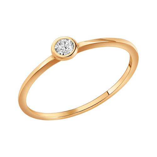 Серебро кольцо золочение 93010163 Sokolov 15(р)