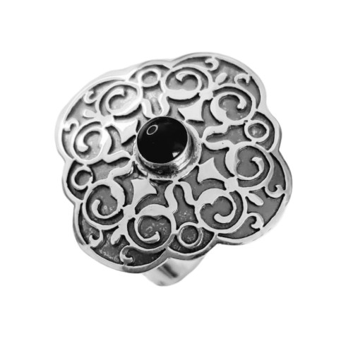 Серебро кольцо эмаль к-35-79 18(р)