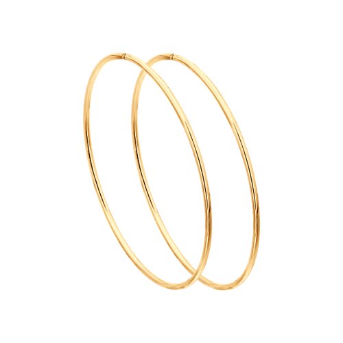 Серебро серьги конго без вставок золочение 93-124-01393-1 Diamant