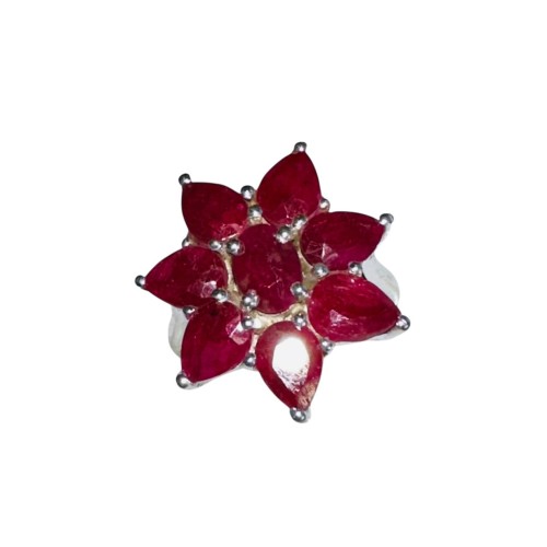 Серебро кольцо 6,2г рубин 94307 18(р)