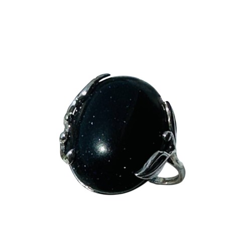 Серебро кольцо авантюрин 4K-80262-04 Джунаид 19(р)