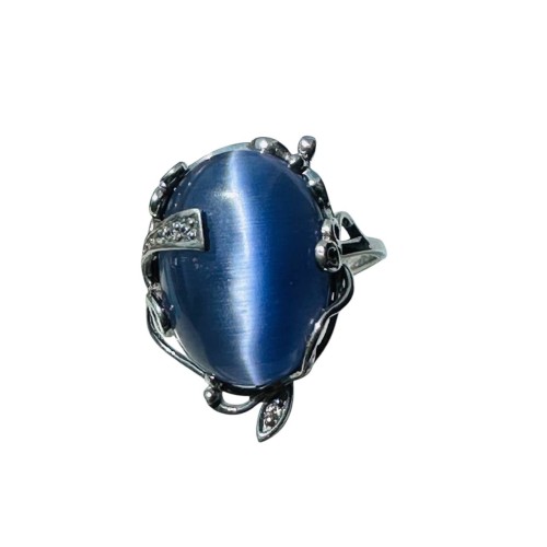 Серебро кольцо кош.глаз 187863 Джунаид 18,5(р)