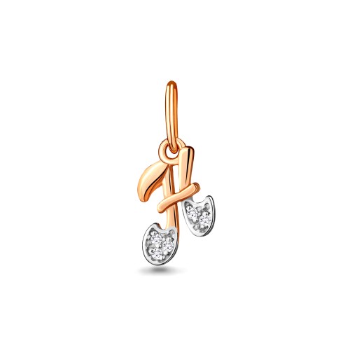 Серебро подвеска буква 23178А.6 AQUAMARINE
