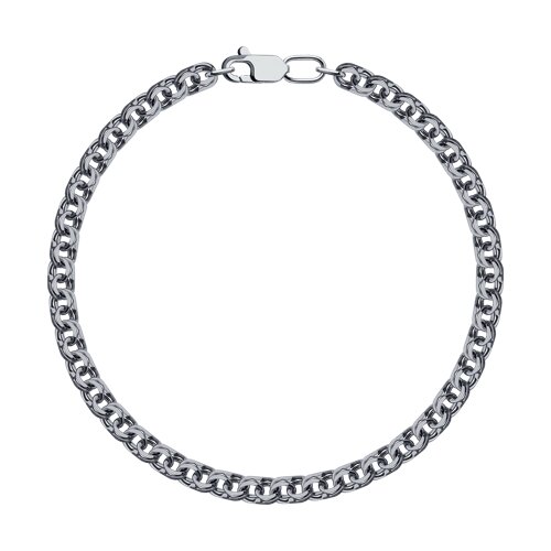 Серебро браслет оксид 95-150-14070-1 Diamant 20(р)