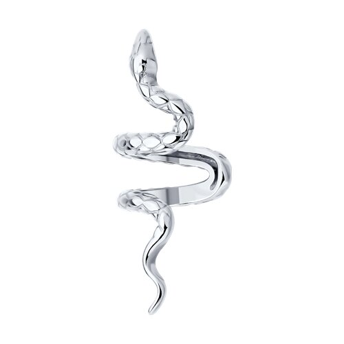 Серебро серьги кафы родий 94170354 Sokolov