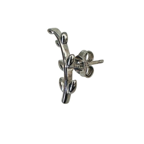 Серебро серьги пусеты моносерьга родий 94342 Россия