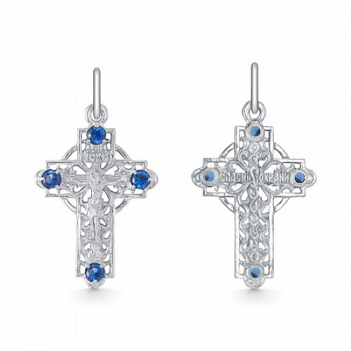 Серебро подвеска алпанит 94346/3-076-8.0201