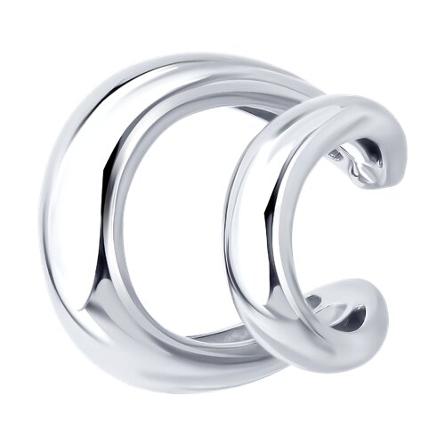 Серебро серьги кафы родий 94170422 Sokolov