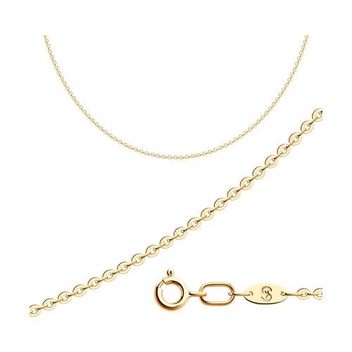 Золото 585 пробы цепь 582030400 Sokolov 55(р)