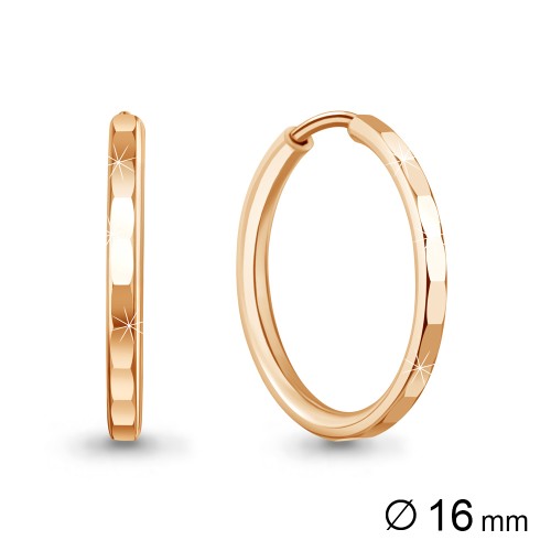 Серебро 925 пробы серьги конго золочение 32241з.6 AQUAMARINE