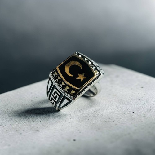 Серебро 925 пробы кольцо 8,8г эмаль золочение 94400 20(р)