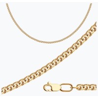 Золото 585 пробы цепь 51-180-14045-1 Diamant 50(р)