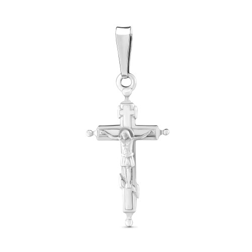 Серебро 925 пробы подвеска без вставок родий 10123.5 AQUAMARINE