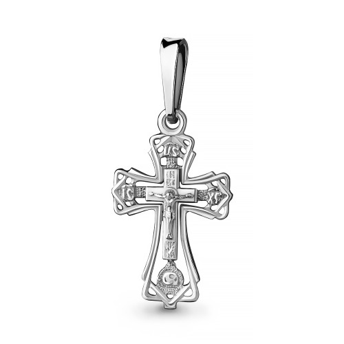 Серебро 925 пробы подвеска без вставок родий 11997.5 AQUAMARINE