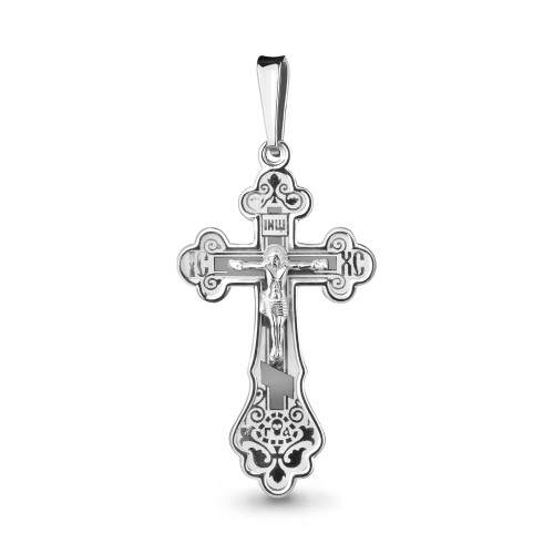 Серебро 925 пробы подвеска без вставок родий 10212.5 AQUAMARINE