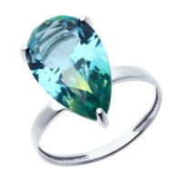 Серебро 925 пробы кольцо ситал родий 92014378 Sokolov 19,5(р)